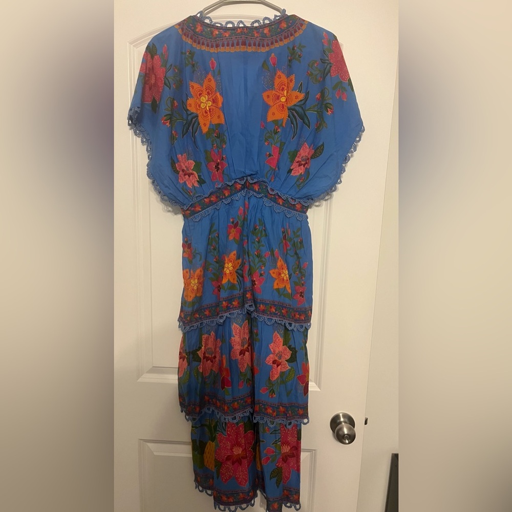 Farm Rio Tropical Tapestry Layered Dress - Picture 5 of 8